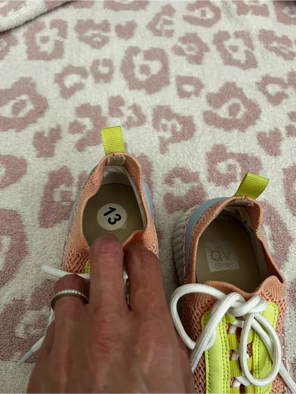 Dolce Vita Peach, Mint & Lavender Kids Lace-Up Sneakers
